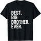 Best Big Brother Ever Family Funny Cool T-Shirt - T-Shirt | Black