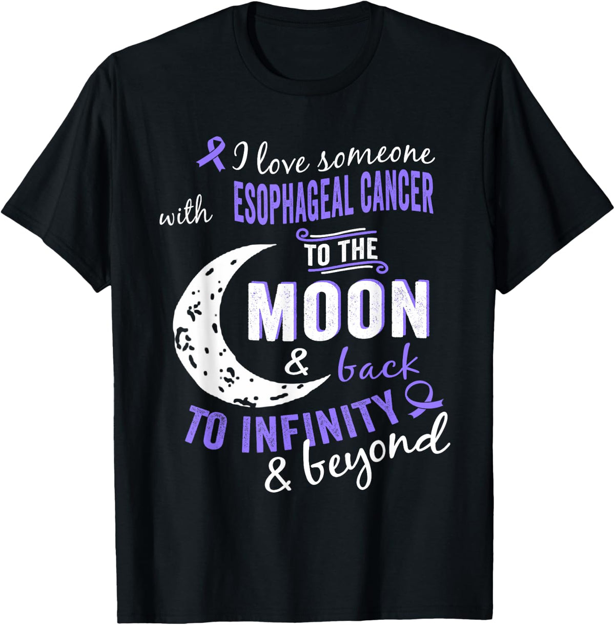 Esophageal Cancer Shirt - Esophageal Cancer Awareness Shirt T-Shirt - T-Shirt | Black