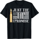 Just The Tip I Promise USA Flag Gun Bullet Women Men T-Shirt - T-Shirt | Black