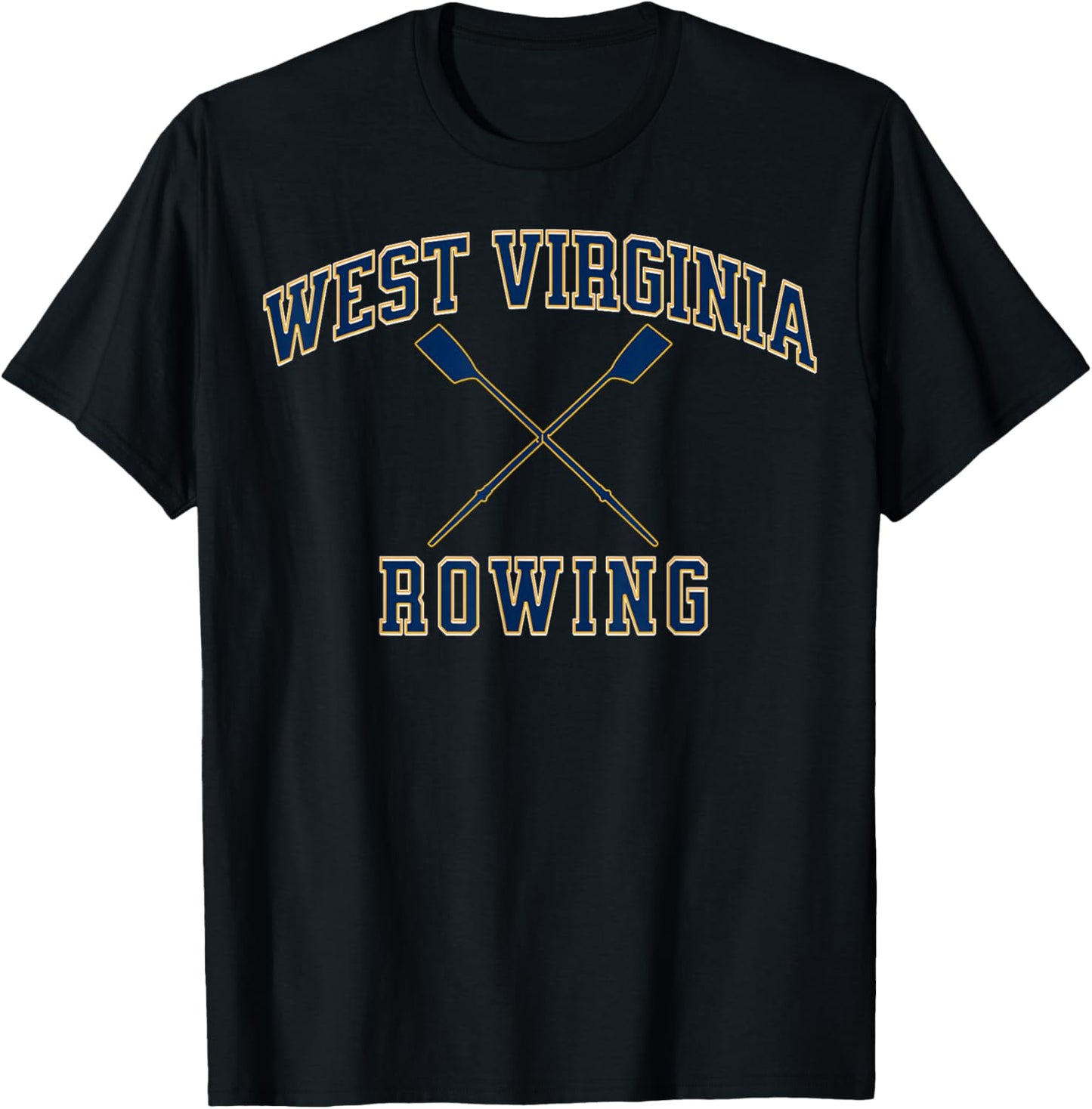 West Virginia Crew Rowing T-Shirt - T-Shirt | Black