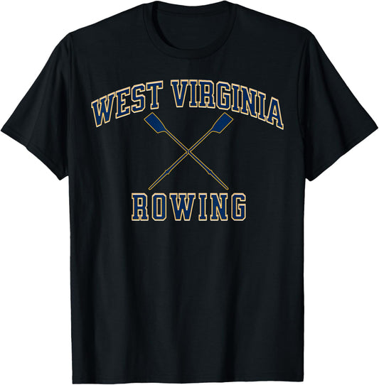 West Virginia Crew Rowing T-Shirt - T-Shirt | Black
