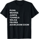 Canine Agility Trial Obstacle Course - Fun Dog Agility Gift T-Shirt - T-Shirt | Black