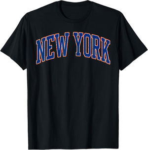 New York - Throwback Design Print - Classic T-Shirt - T-Shirt | Black