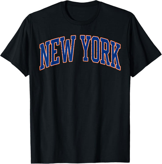 New York - Throwback Design Print - Classic T-Shirt - T-Shirt | Black