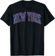 New York - Throwback Design Print - Classic T-Shirt - T-Shirt | Black