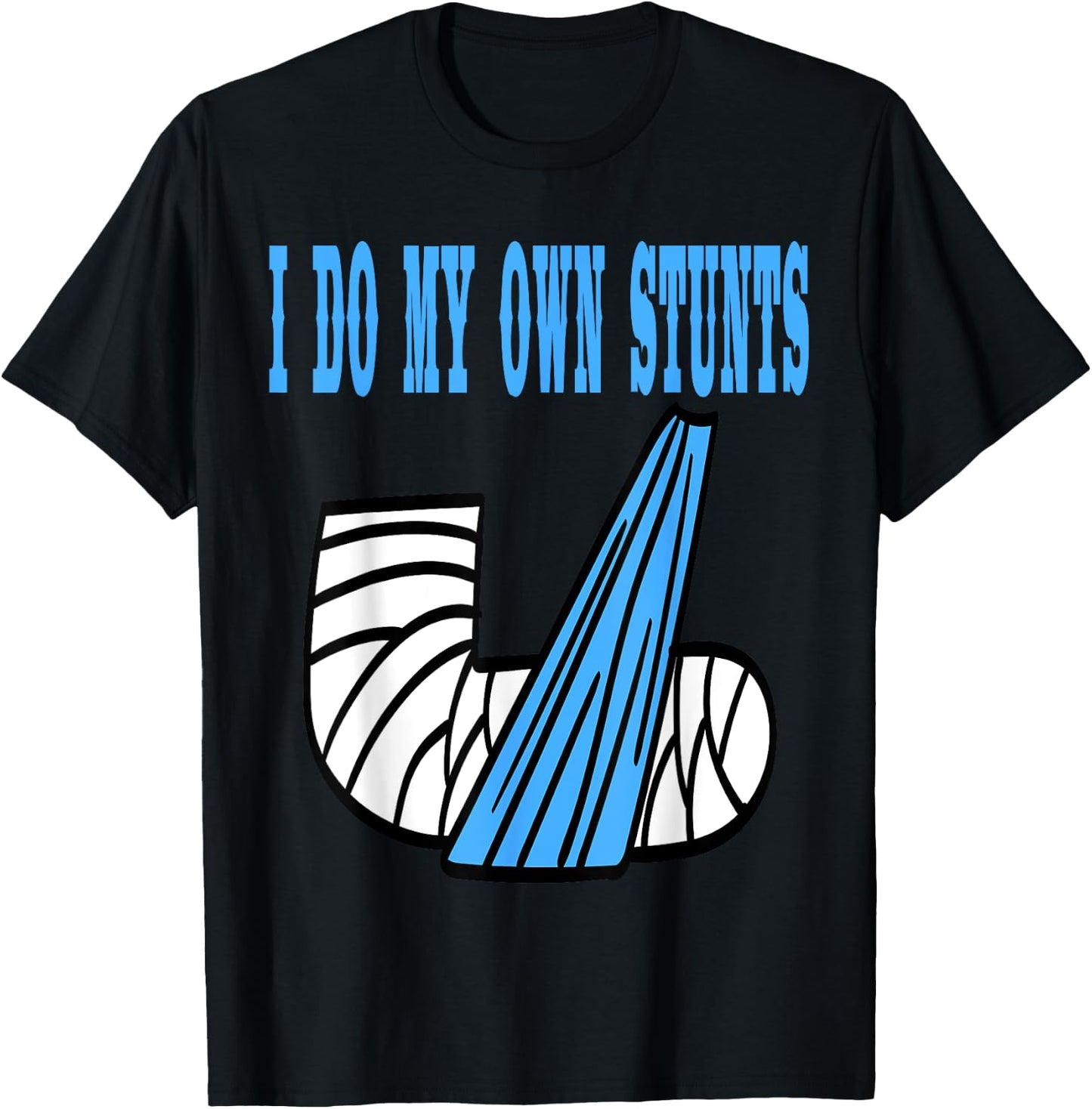 Funny I do my own STUNTS Kids Best Boys Broken Arm T-Shirt - T-Shirt | Black