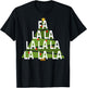 Fa la la la la la la la la - Christmas Song Christmas T-Shirt - T-Shirt | Black