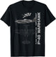 P-40 Warhawk WWII Fighter Airplane Profile T-Shirt - T-Shirt | Black