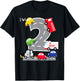 2nd Birthday 2 Year Old Transportation Cars Fire Truck T-Shirt - T-Shirt | Black