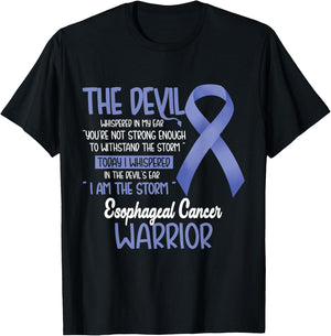 I am the storm Esophageal Cancer Warrior Shirt T-Shirt - T-Shirt | Black