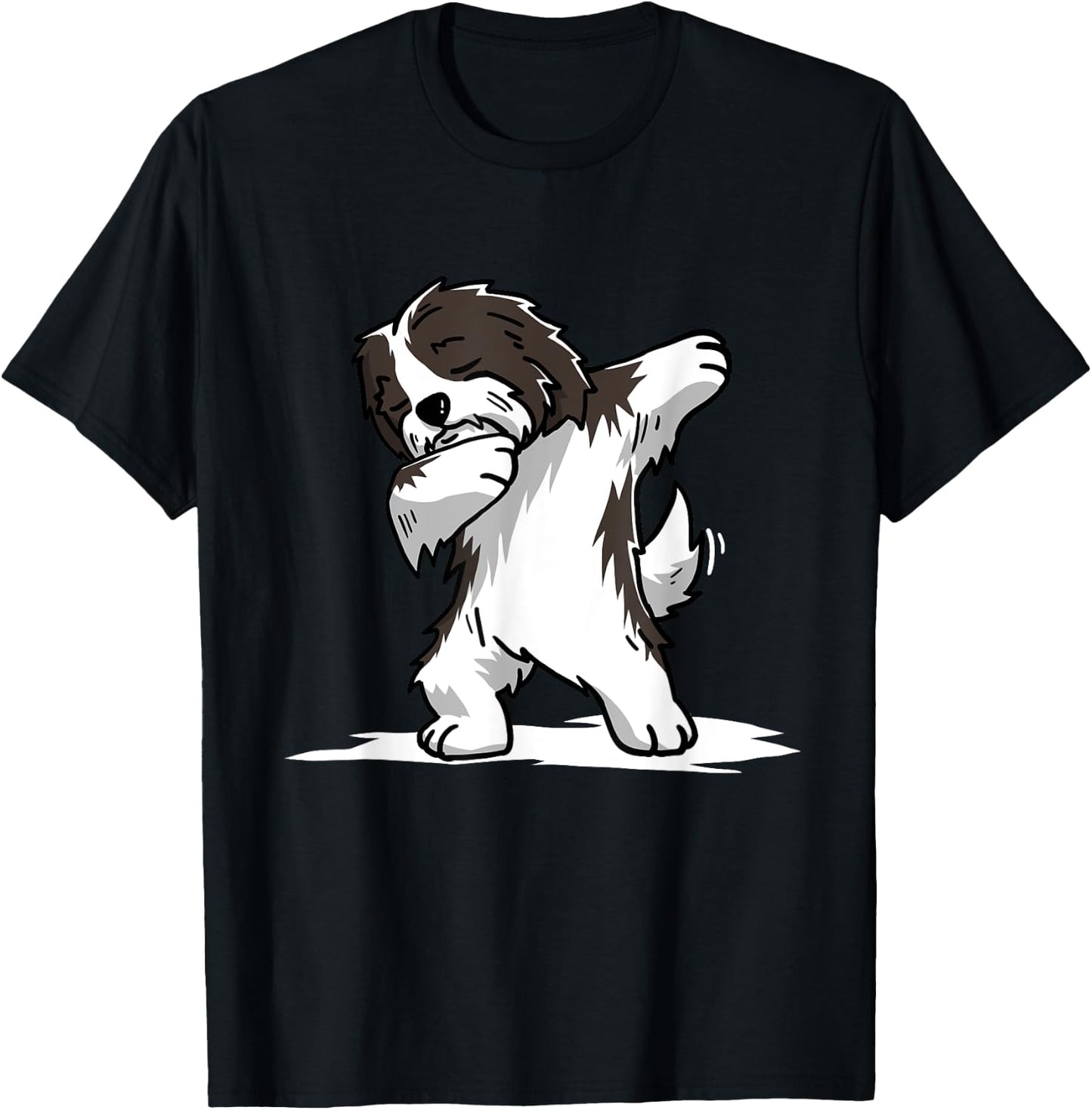 Cute Dabbing Havanese Dog Funny Dab Dance Gift Shirt Women Girls Kids T-Shirt - T-Shirt | Black