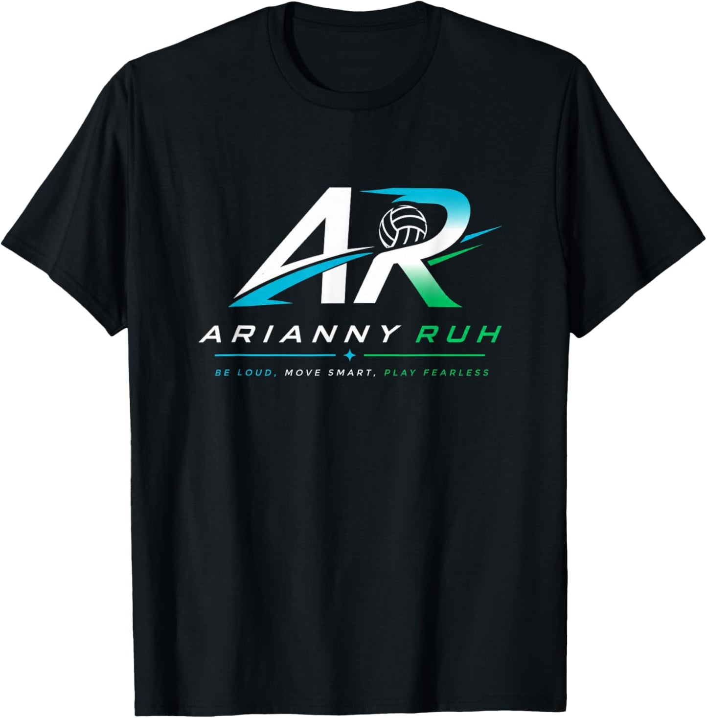Volleyball Logo T-Shirt - T-Shirt | Black