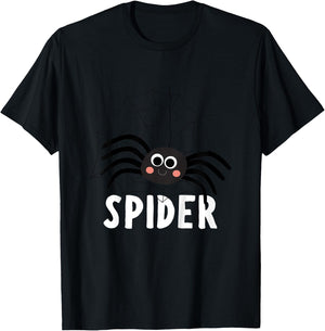 Spider Shirt for Boys Or Girls | Cute Spider Gift T-Shirt - T-Shirt | Black