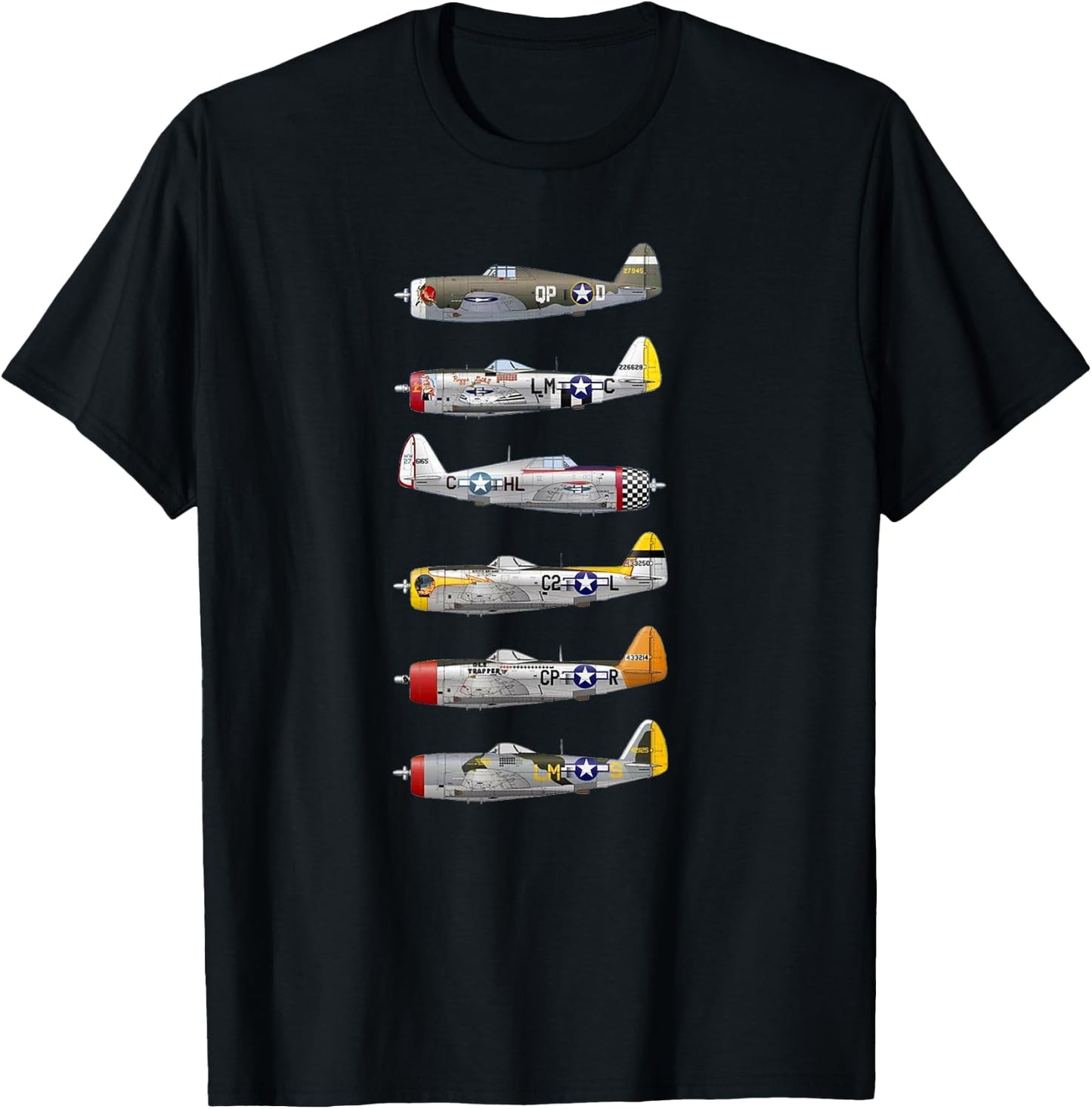 Republic P-47 Thunderbolt “The Jug” P47 T-Shirt - T-Shirt | Black