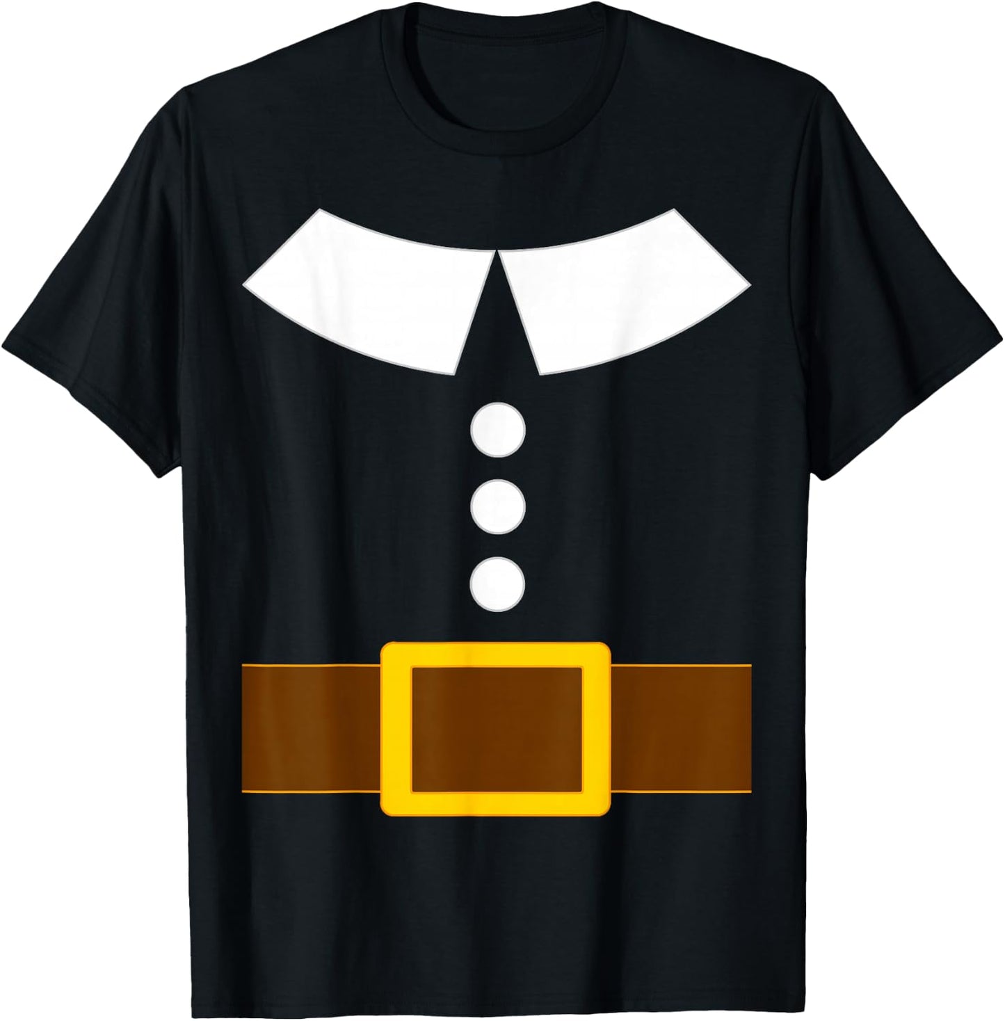 Thanksgiving Pilgrim Costume Shirt Adults Kids Turkey Day T-Shirt - T-Shirt | Black