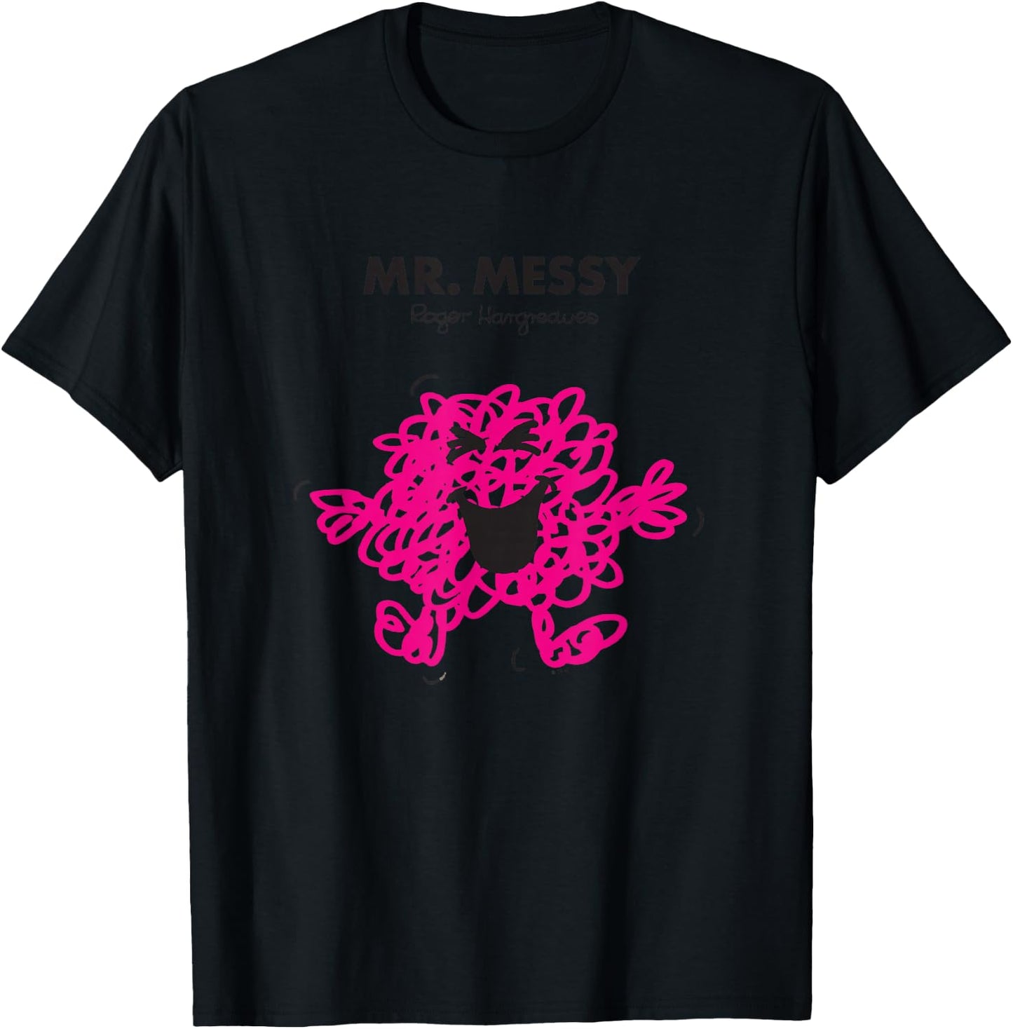 Mr. Men Mr. Messy T-Shirt - T-Shirt | Black