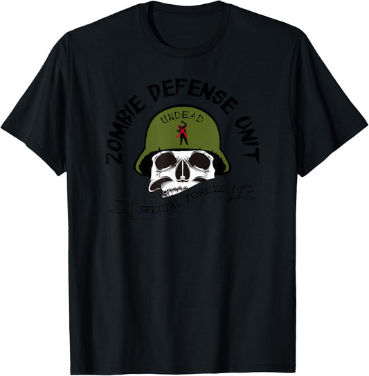 Zombie Hunter Special Forces Zombies Soldier T-Shirt - T-Shirt | Black