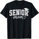 Senior Mom 2027 Proud Mom Mother Graduate Class of 2027 T-Shirt - T-Shirt | Black