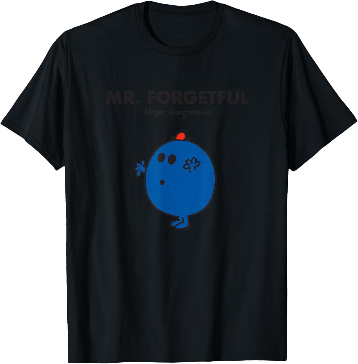 Mr. Men Mr. Forgetful T-Shirt - T-Shirt | Black
