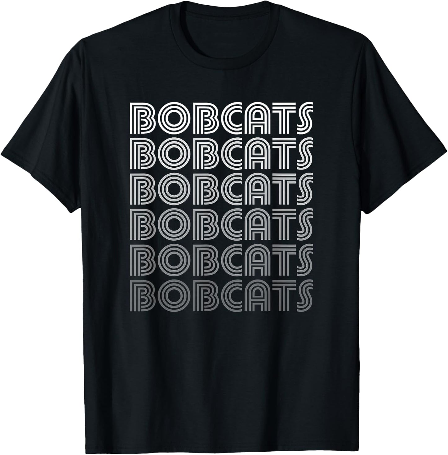 Vintage Bobcats T-Shirt - T-Shirt | Black