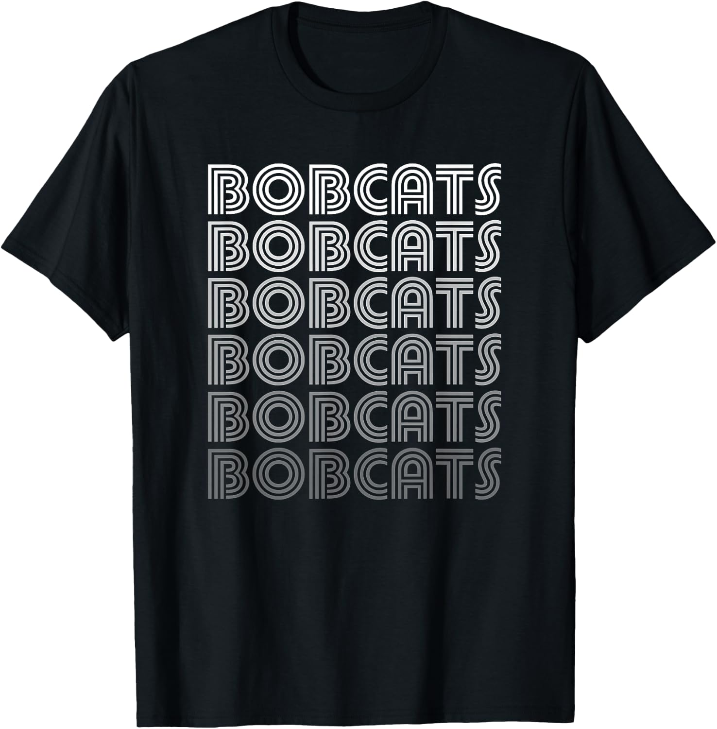 Vintage Bobcats T-Shirt - T-Shirt | Black