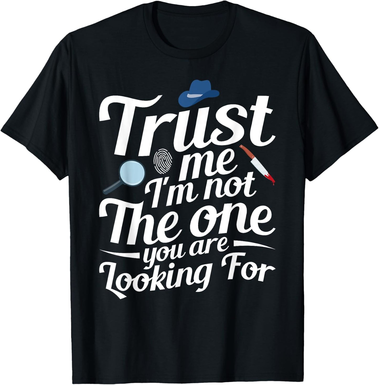 Murder Mystery Dinner Party Hose Crime Scene Murder Dinner T-Shirt - T-Shirt | Black