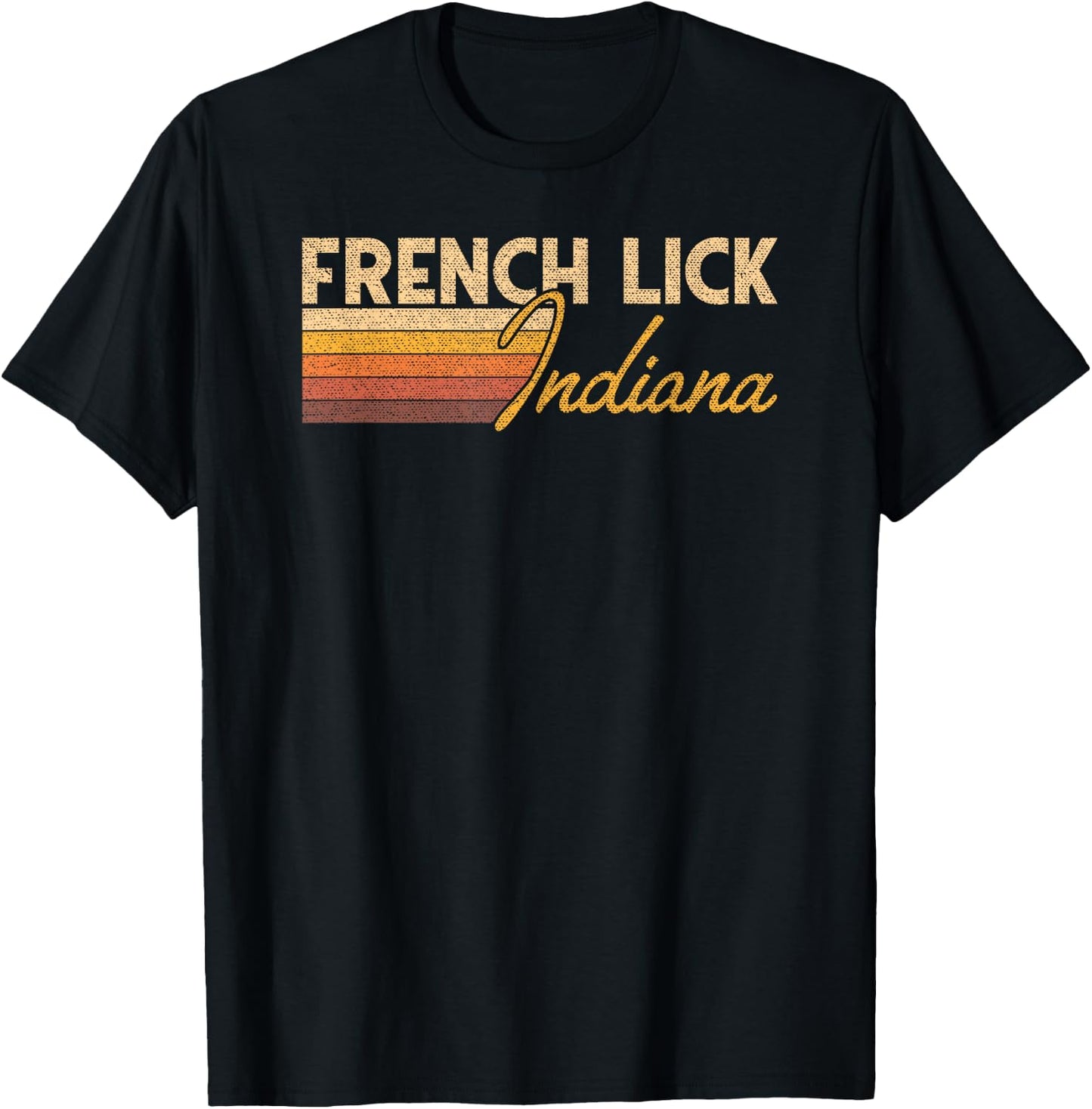 French Lick Indiana T-Shirt - T-Shirt | Black