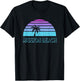 Mission Beach San Diego Vintage Retro 70s Throwback Men Women Kids T-Shirt - T-Shirt | Black