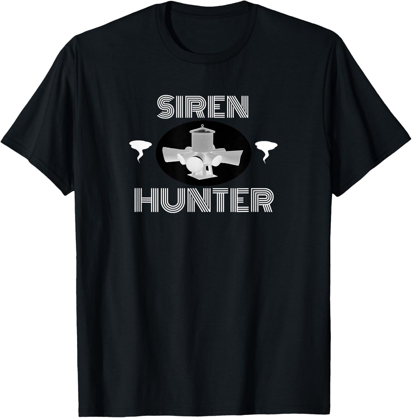 Siren Hunter tornado siren fan shirt T-Shirt - T-Shirt | Black