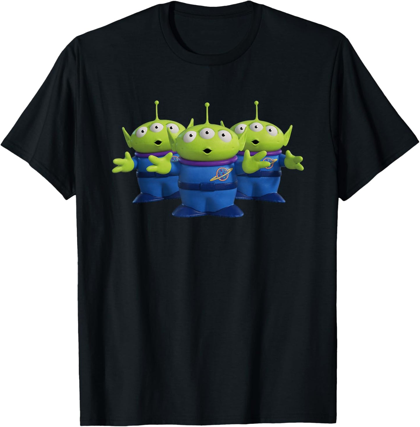 Disney Pixar Toy Story 4 Three Aliens T-Shirt - T-Shirt | Black