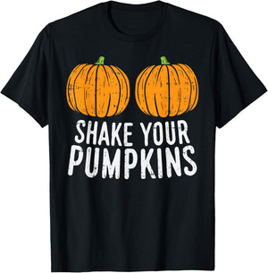 Shake Your Pumpkins Matching Couple Halloween Costume Girls T-Shirt - T-Shirt | Black