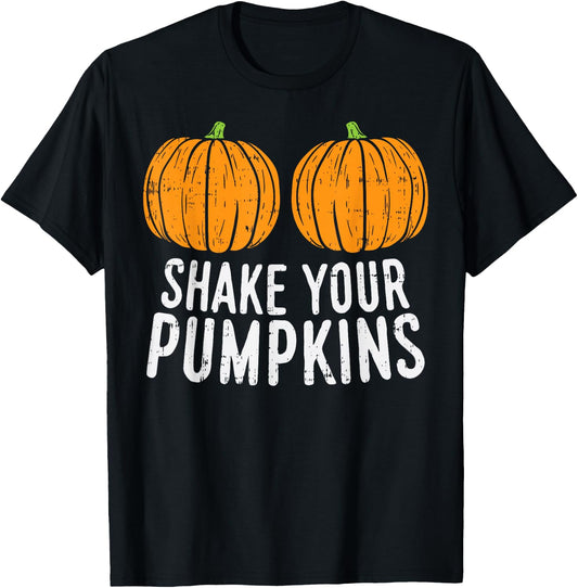 Shake Your Pumpkins Matching Couple Halloween Costume Girls T-Shirt - T-Shirt | Black