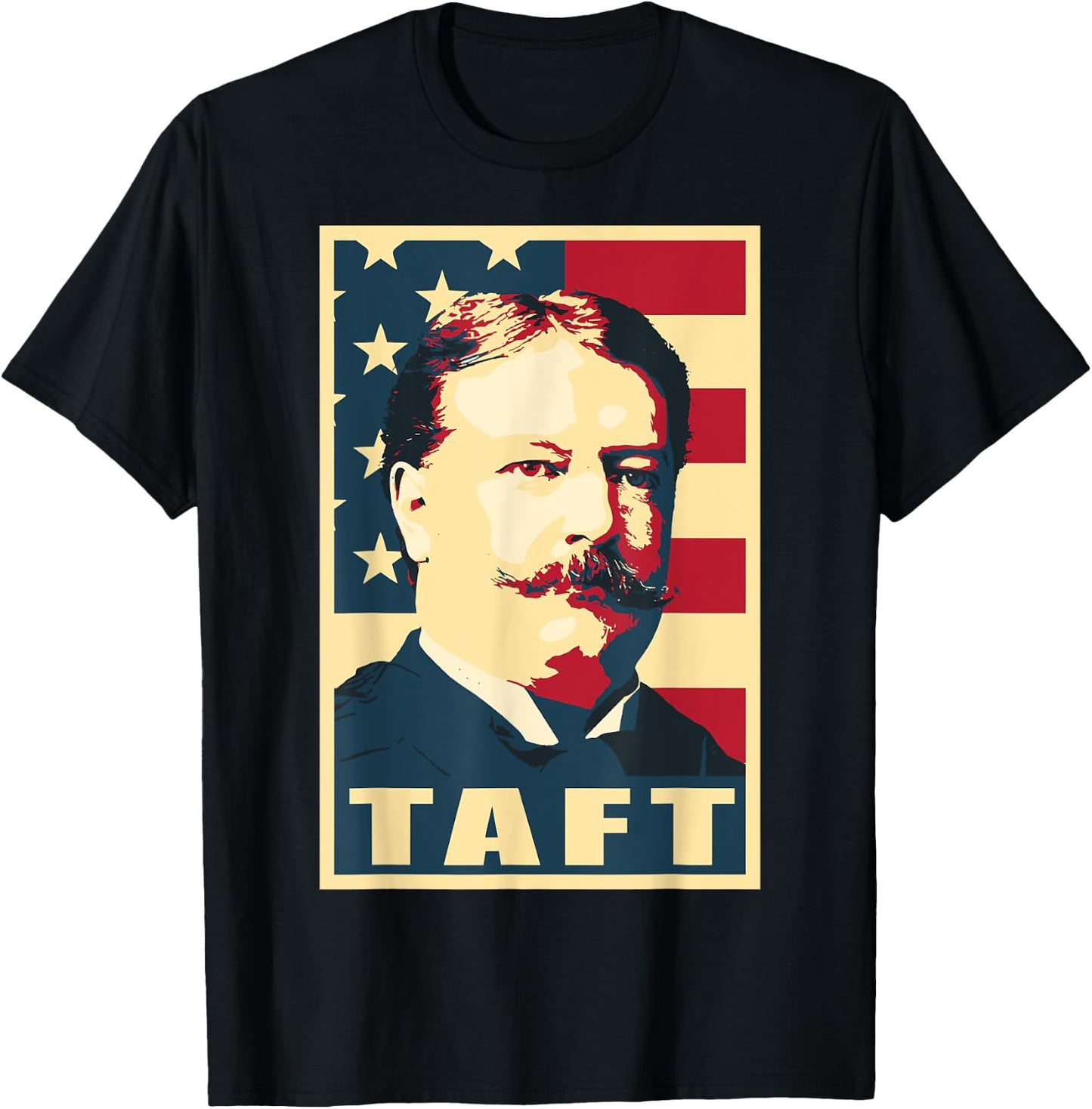 President William Howard Taft T-Shirt - T-Shirt | Black