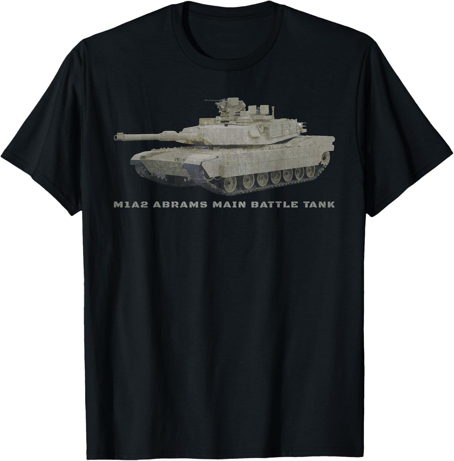 M1A2 Abrams Battle Tank T Shirt Gift T-Shirt - T-Shirt | Black