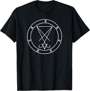 Lucifer Sigil Goetia T-Shirt - T-Shirt | Black