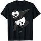 Dabbing Panda Soccer - Boys Panda T-Shirt - T-Shirt | Black