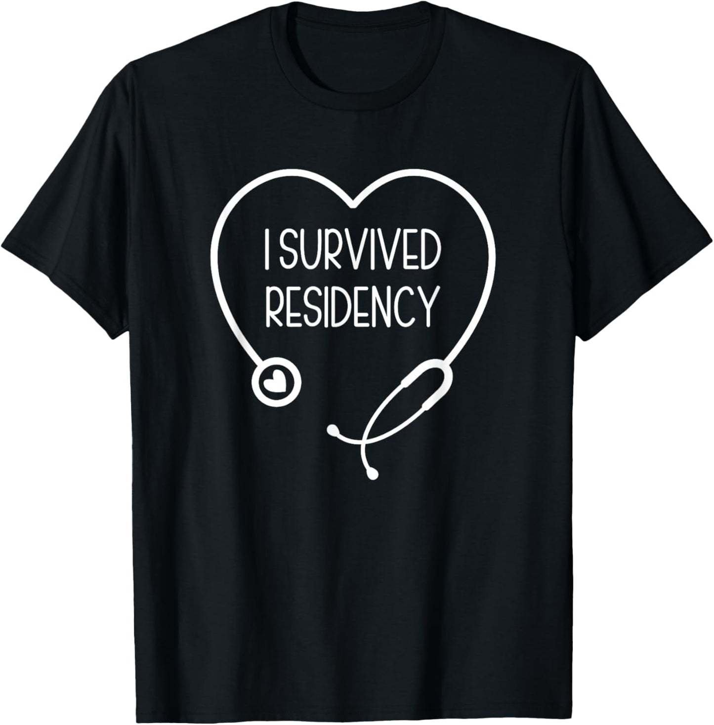 I Survived Residency Graduation T-Shirt - T-Shirt | Black