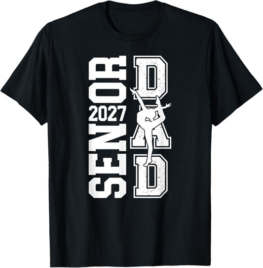 Dance Senior Dad 2027 Dancing Senior Dad 2027 T-Shirt - T-Shirt | Black