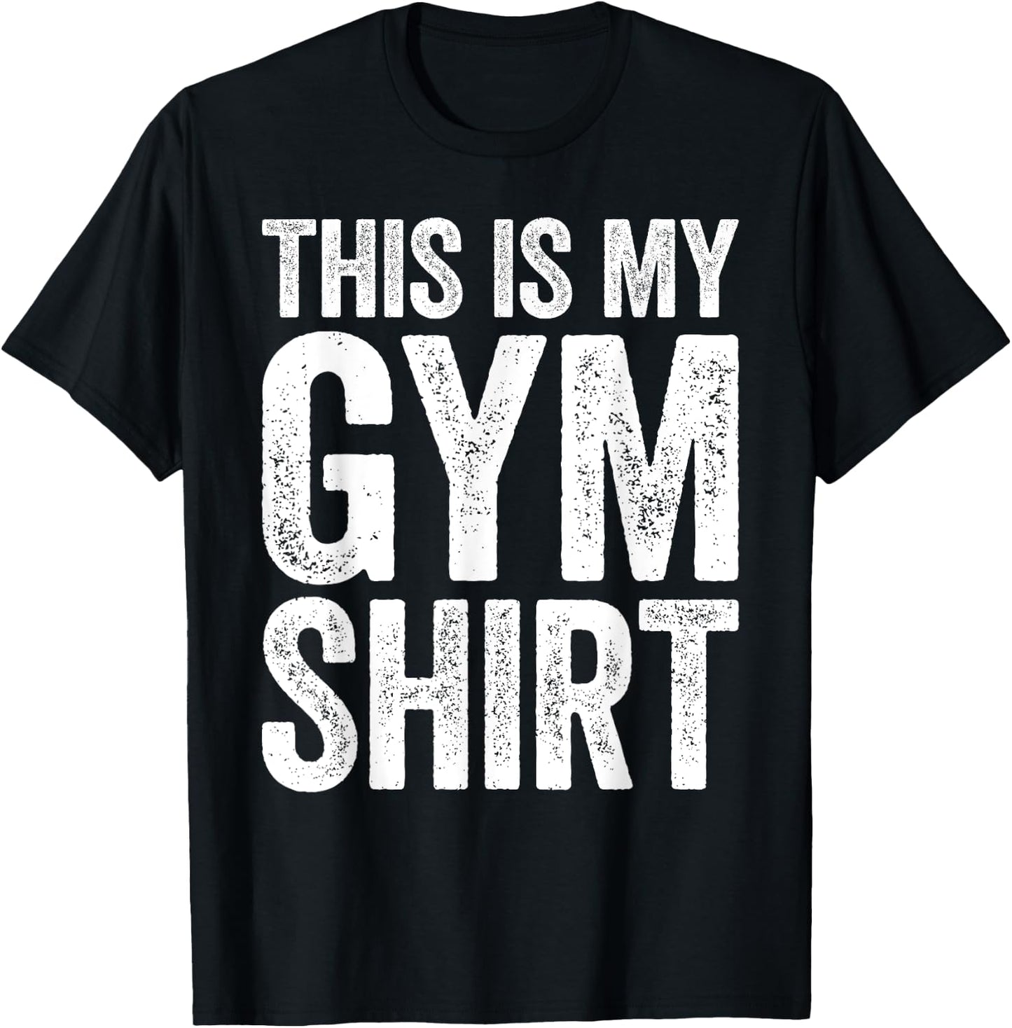 This Is My Gym Shirt Men Women Workout Training T-Shirt - T-Shirt | Black