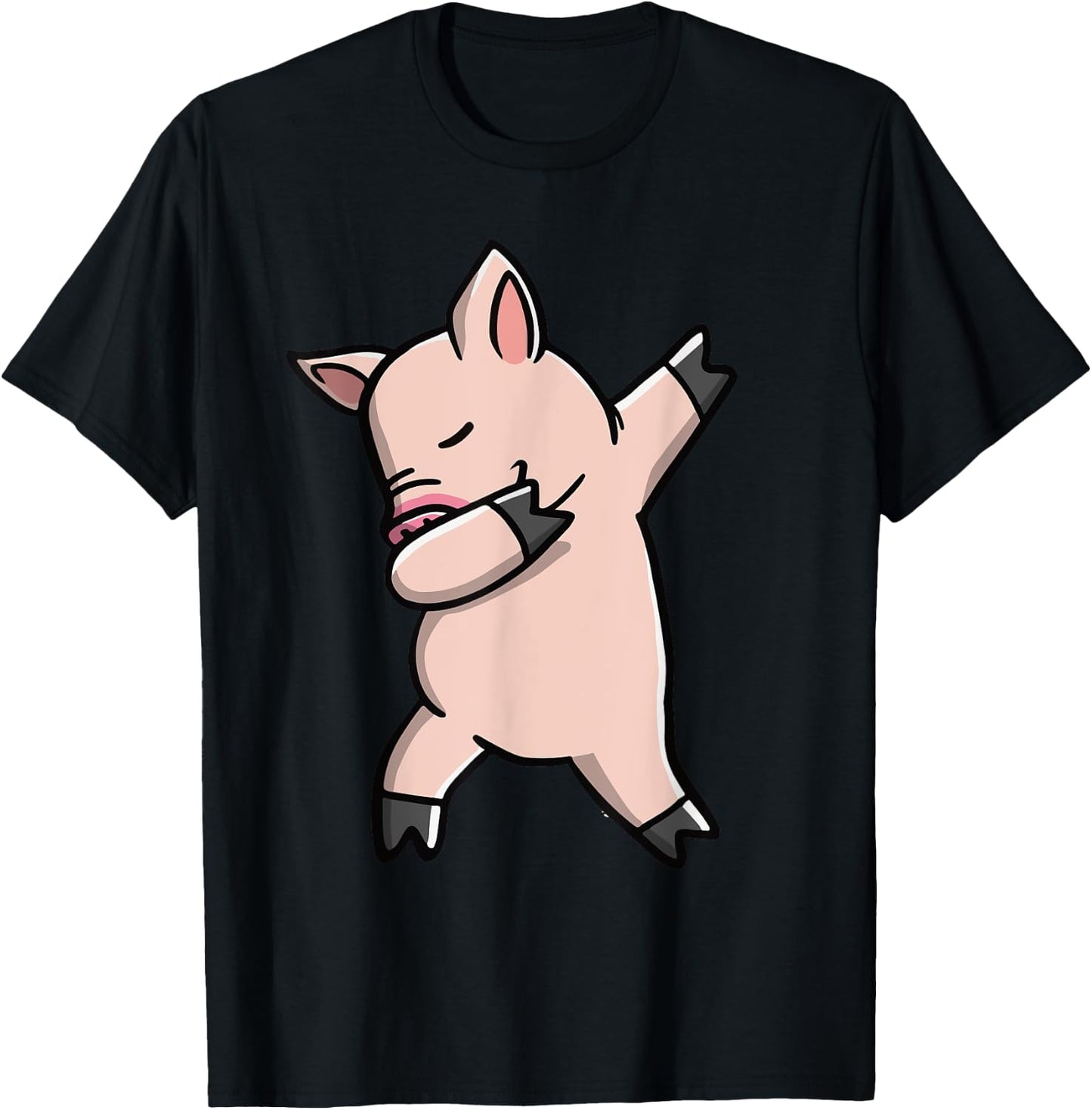 Dabbing Piggy Youth Piglet Costume Kids T-Shirt - T-Shirt | Black