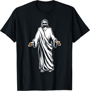 Jesus Bitcoin Funny Cryptocurrency Digital Currency T-Shirt - T-Shirt | Black