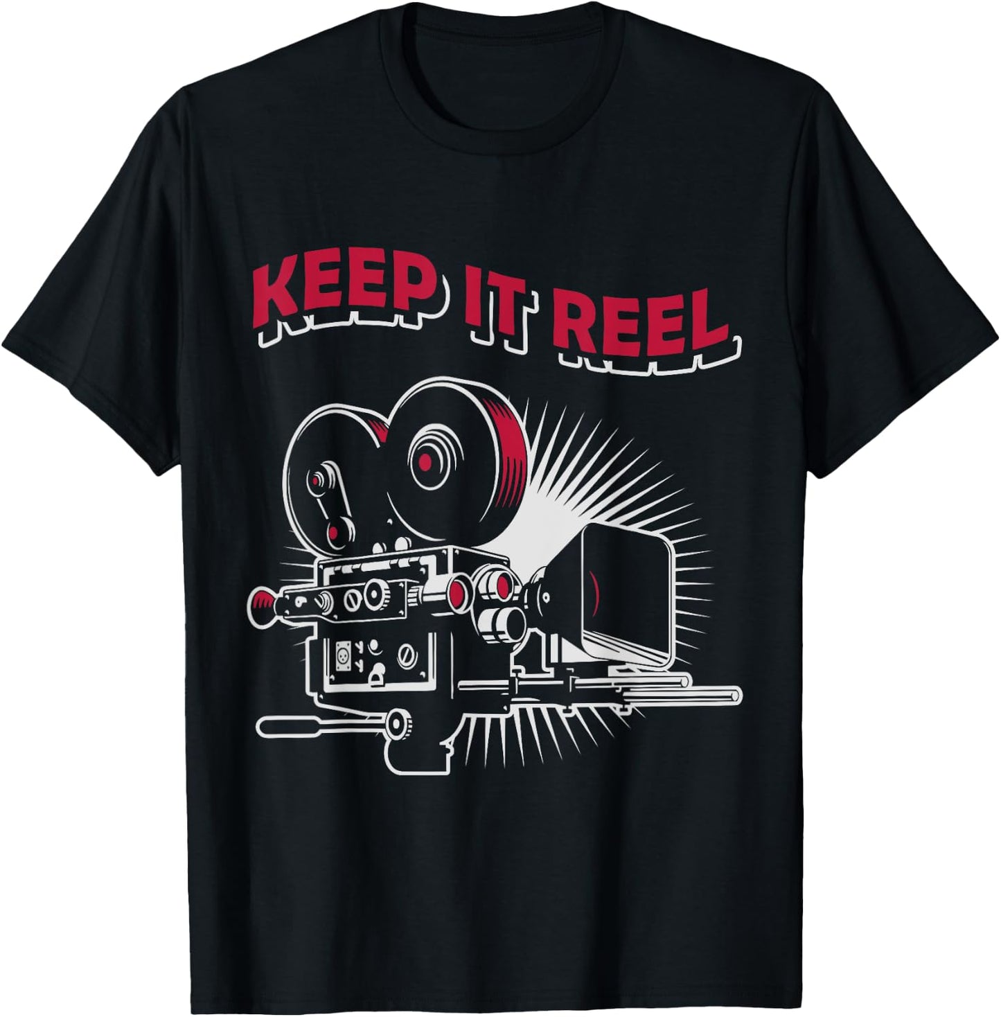 Funny Keep It Real Filmmakers Film Lovers Gift T-Shirt - T-Shirt | Black