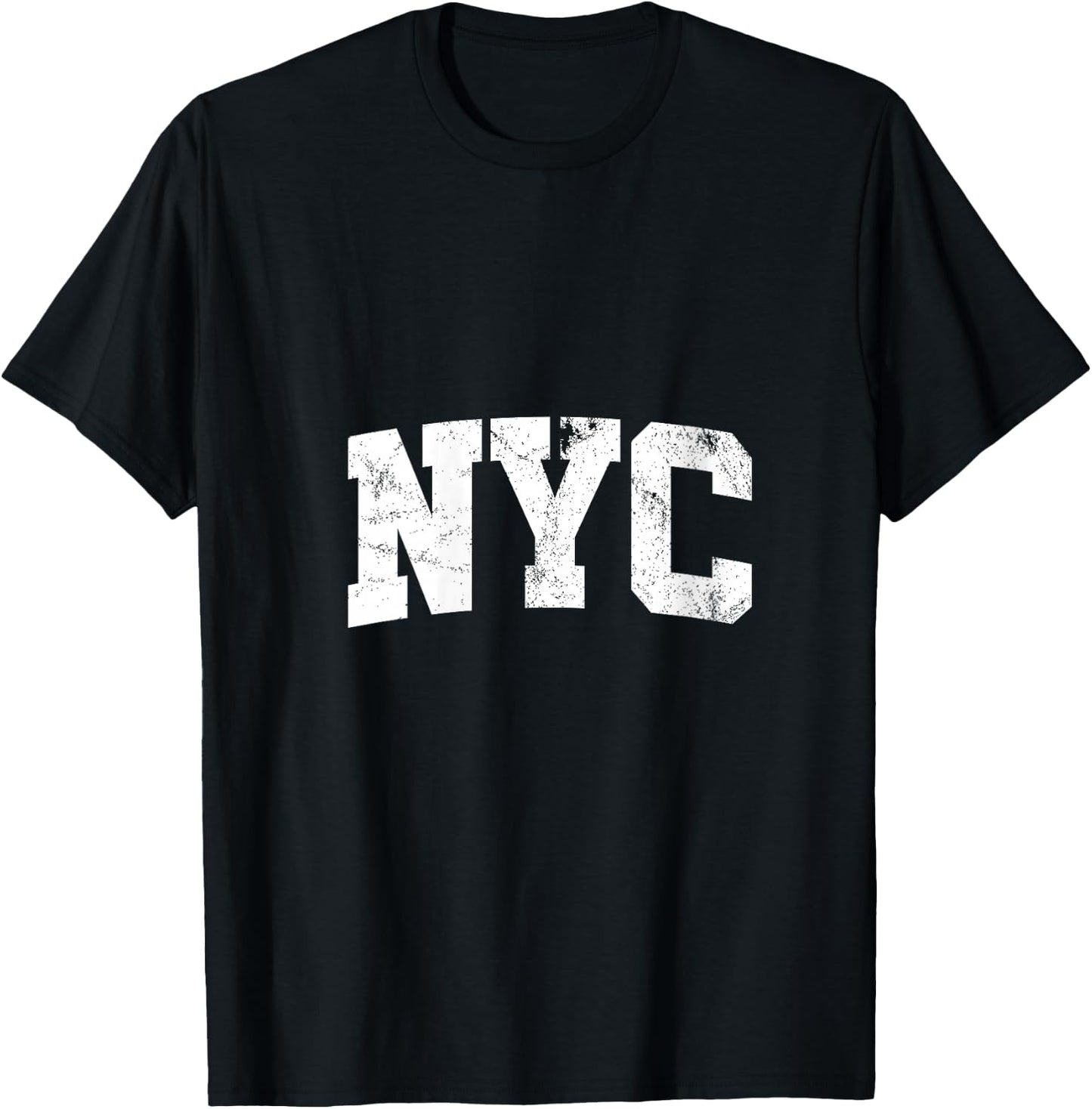 NYC New York City USA State V-Neck T-Shirt - T-Shirt | Black