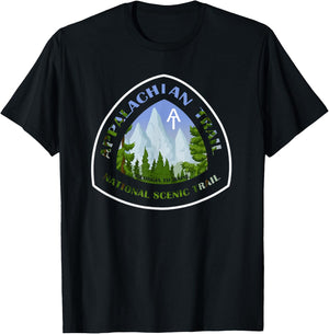 Appalachian Trail Scenic Mountain Views T-Shirt - T-Shirt | Black