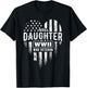 Proud Daughter WWII Vet Veterans Day T-Shirt - T-Shirt | Black