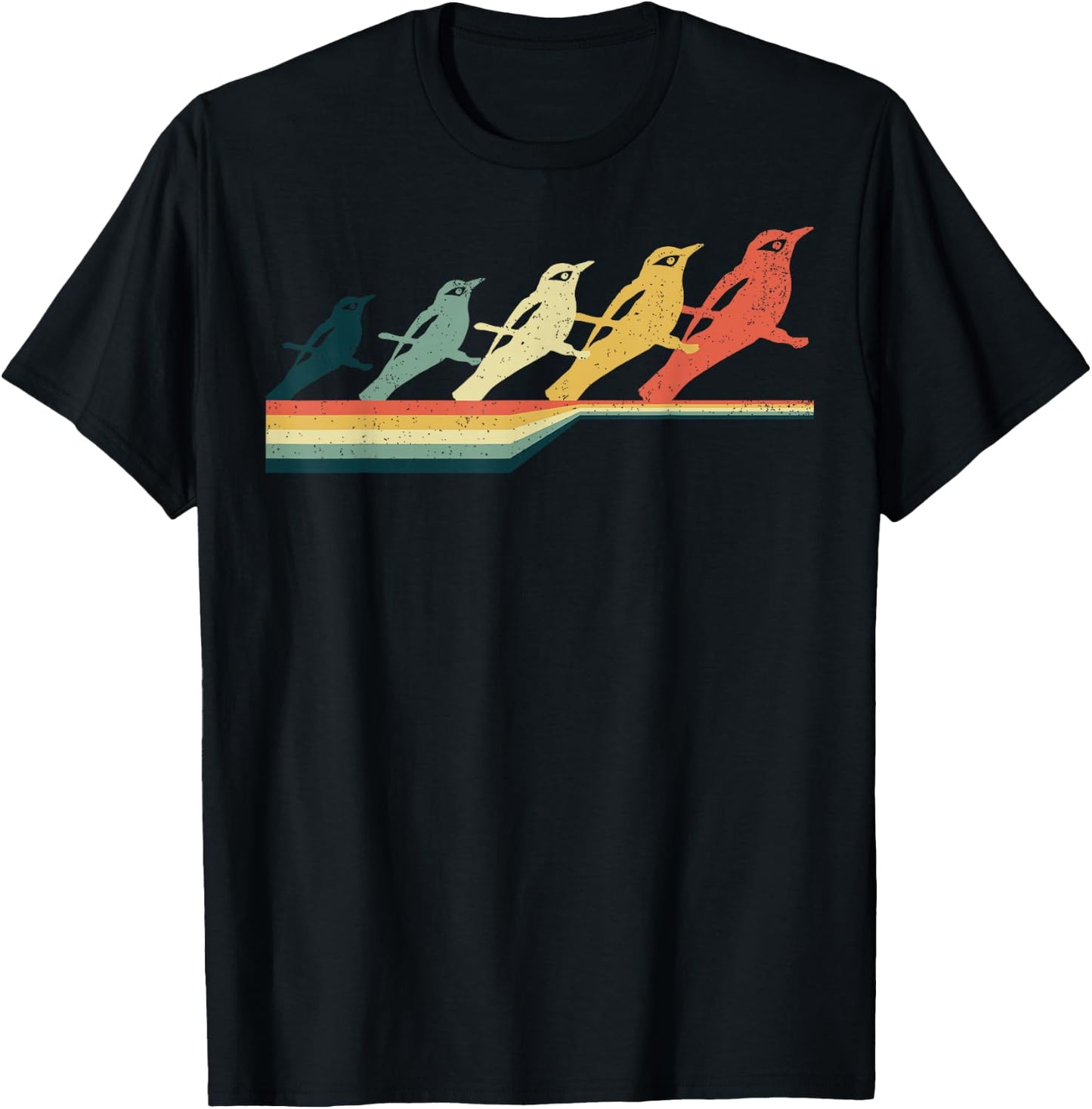 BALTIMORE ORIOLE , Vintage Retro Style T-Shirt - T-Shirt | Black