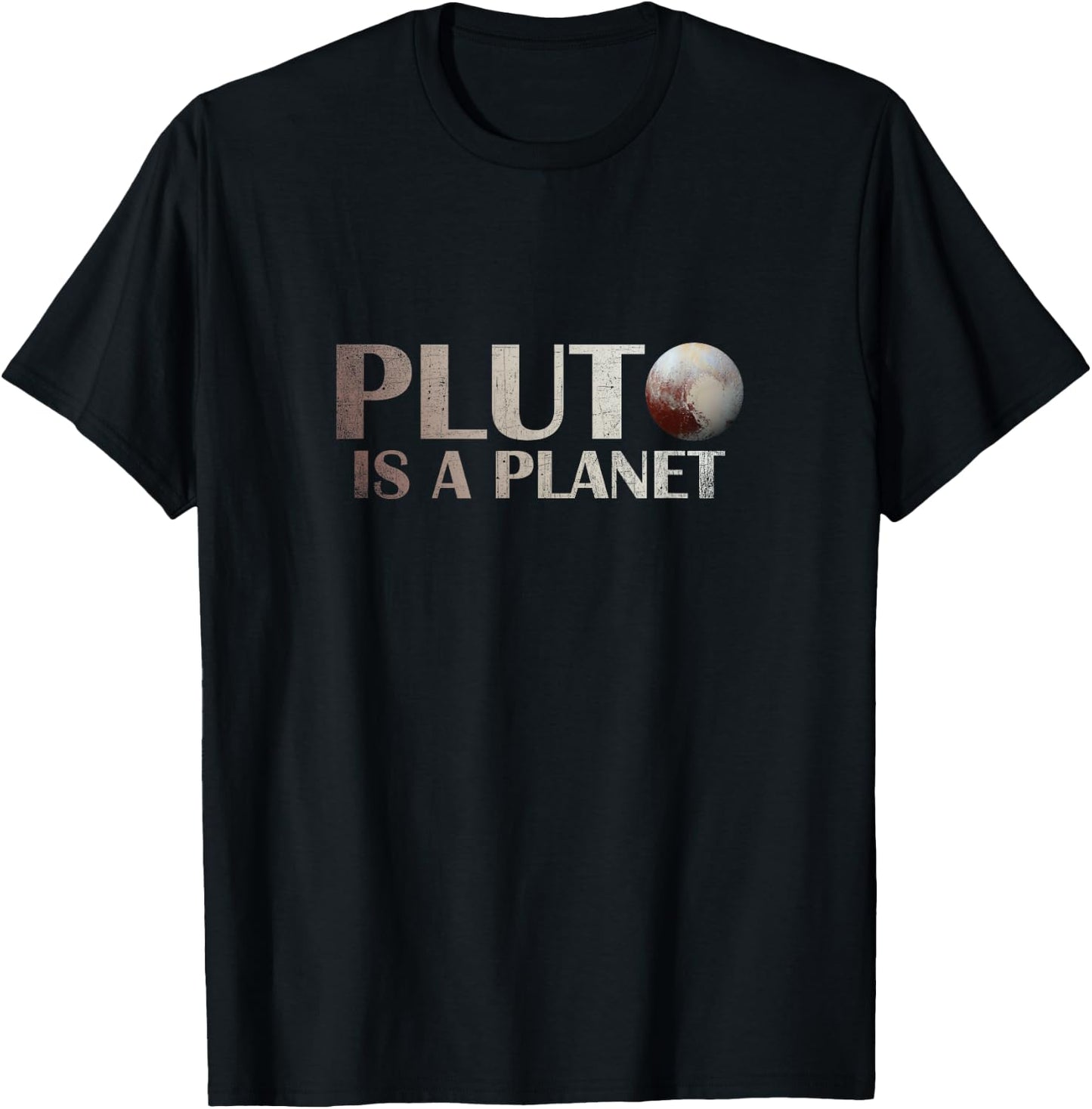 Pluto is a Planet T Shirt T-Shirt - T-Shirt | Black