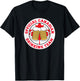 Official Canadian Drinking Team Flag of Canada Beer Funny T-Shirt - T-Shirt | Black