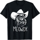 Meowdy Texas Cat Meme T-Shirt - T-Shirt | Black