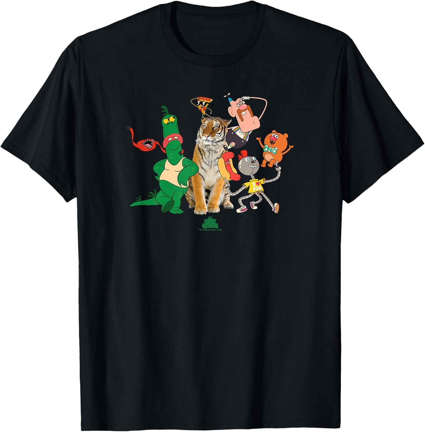 Uncle Grandpa Group T-Shirt - T-Shirt | Black